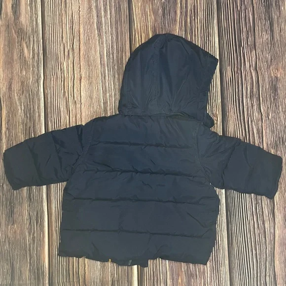 Baby Gap Navy Puffer Jacket Size 6-12 Months - Picture 6 of 6